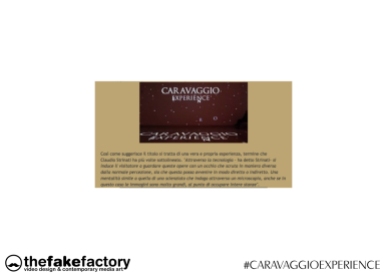 CARAVAGGIO EXPERIENCE THE FAKE FACTORY 2_00225